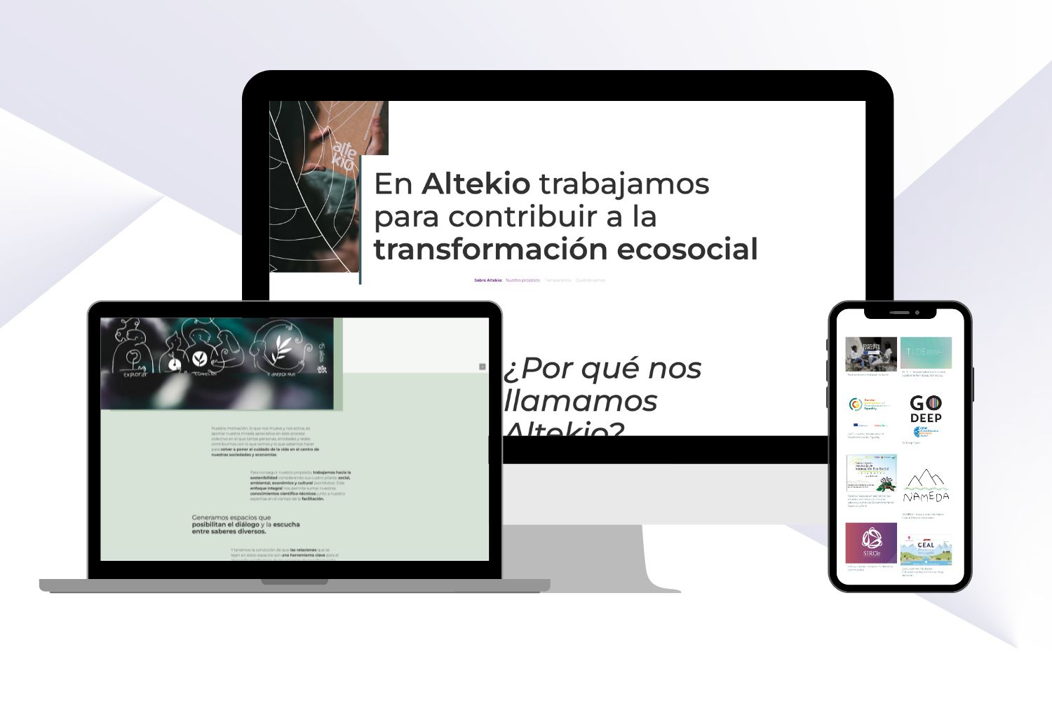 Altekio, website corporativo e informativo, e-commerce y LMS con Moodle